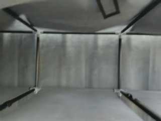Armario ropero de tela gris y plastico