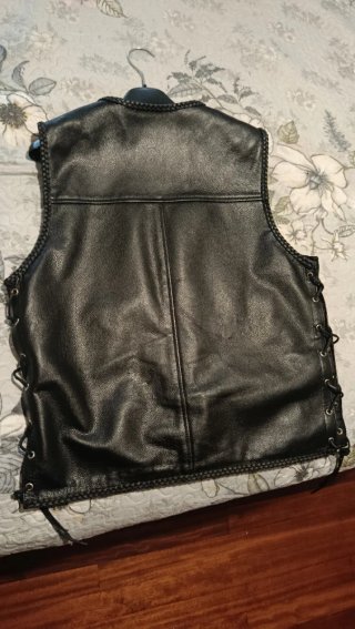 Chalecos Cuero Motero Talla M/38