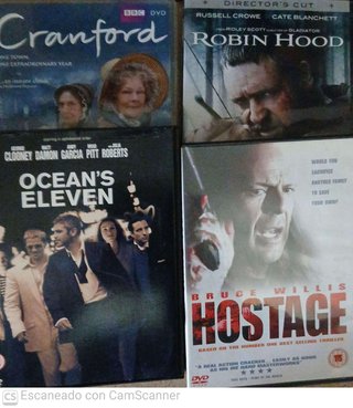 Lote 12 DVDs en Inglés y Español