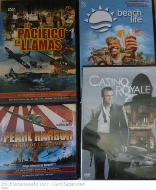 Lote 12 DVDs en Inglés y Español
