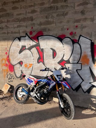 Rieju Supermotard Azul/Rojo/Blanco