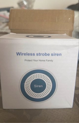 Sirene interior para alarmes wireless TUYA