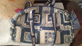Bolso de tela estampado