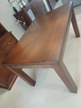 Mesa comedor extensible madera 140x90
