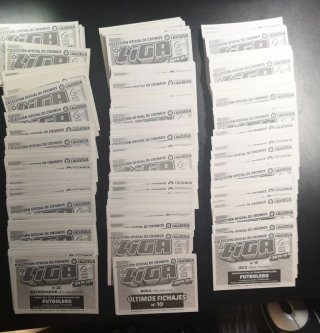 Lote cromos Liga Este 2014-15