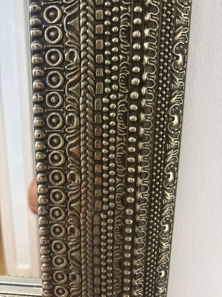 Espejo decorativo marco metalizado zara home