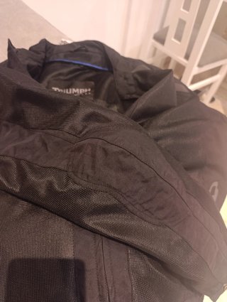 Chaqueta Moto Triumph Verano Negra XXL