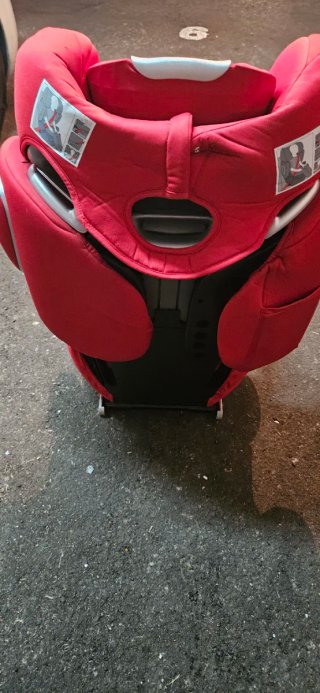 Silla de coche Cybex Solution Q2 Fix Roja