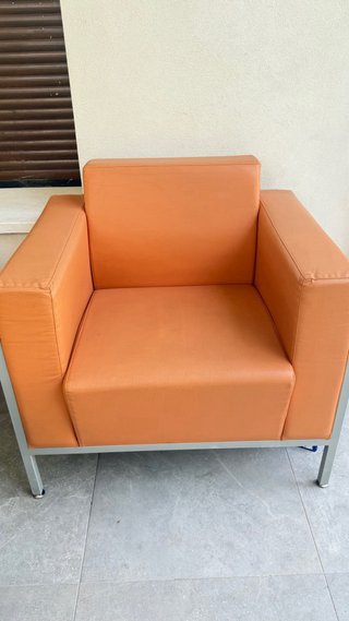 Sillones Naranja Diseño Moderno