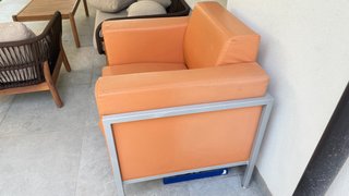 Sillones Naranja Diseño Moderno