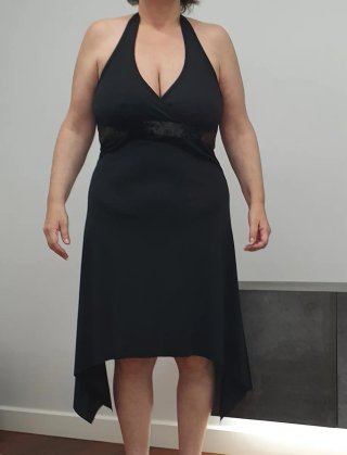 Vestido fiesta lentejuelas Laboo Talla L
