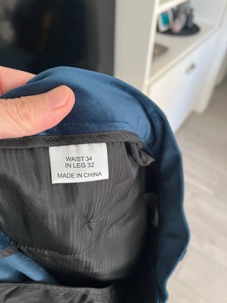 Pantaloni SSS World Corp. blu uomo