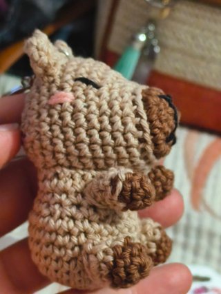 Llavero Capibara Amigurumi Crochet