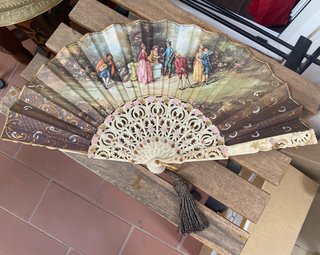 4 Antichi ventagli decorativi