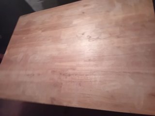 Mesa rústica madera maciza 130x90