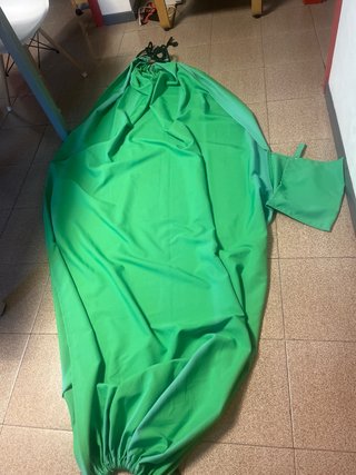 Amaca ikea con supporto in tessuto e metallo