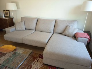 Sofá Kenay Home SOUND chaise longue beige