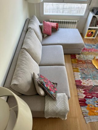 Sofá Kenay Home SOUND chaise longue beige