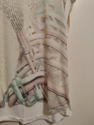 T-shirt donna fantasia vintage