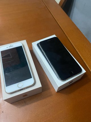 iPhone 6 y 8 Gold/Silver