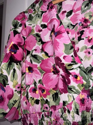 Vestido floral midi