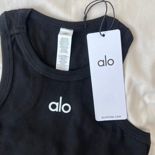 Top deportivo Alo Yoga negro
