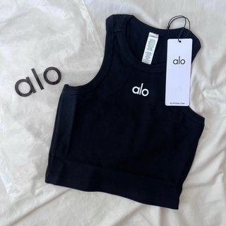 Top deportivo Alo Yoga negro