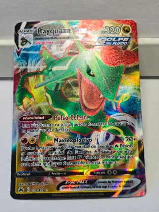 Carta Pokémon🇪🇦 Rayquaza VMAX 101/159
