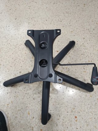 Base Silla Oficina Negra Metal
