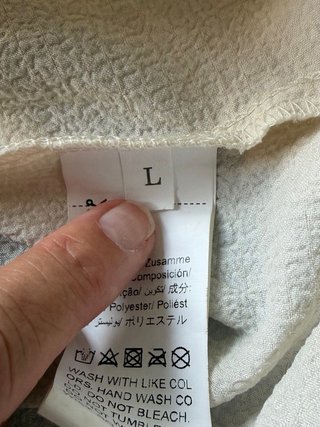 Camicia morbida a maniche corte (taglia L)