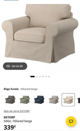 Sillón EKTORP Hillared beige