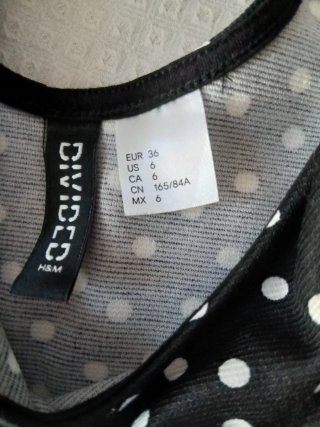 Vestito corto H&M pois