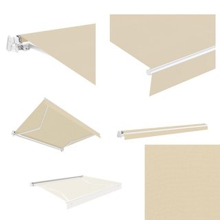 Toldo Aluminio Blanco tela Beige  2.95x2