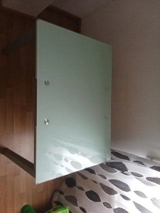 Mesa cristal y 4 sillas cocina