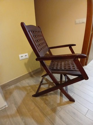 Silla plegable madera Butzke