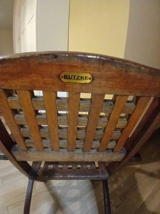 Silla plegable madera Butzke
