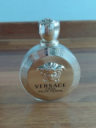 Botella vacía Perfume Versace Eros mujer + caja