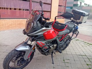 QJ Motor 600 SRT SX Roja/Plata