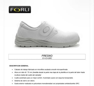 CALZADO SANITARIO FORLI BLANCO TODAS TALLAS