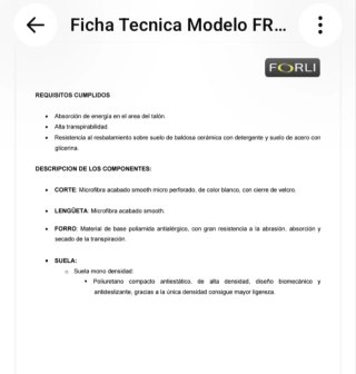 CALZADO SANITARIO FORLI BLANCO TODAS TALLAS
