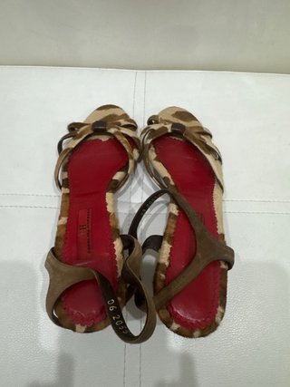 Sandalias de Salón CH Talla 38 Animal Print