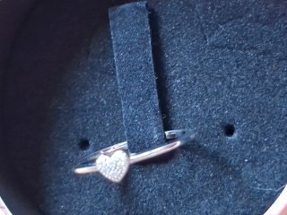 Anillo Tous Corazón Oro Blanco y Diamantes