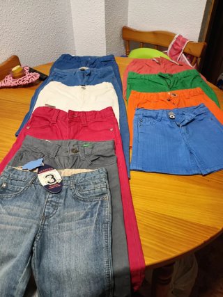 10 Pantalones Talla 3, 4 y 5
