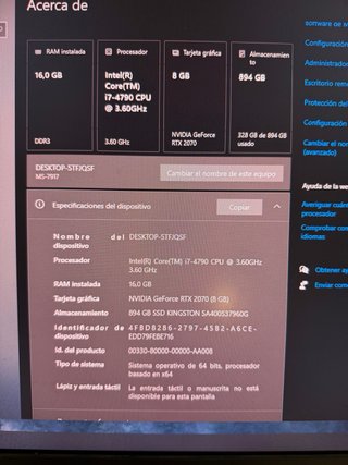 Ordenador Gaming Sobremesa + 2 Monitores
