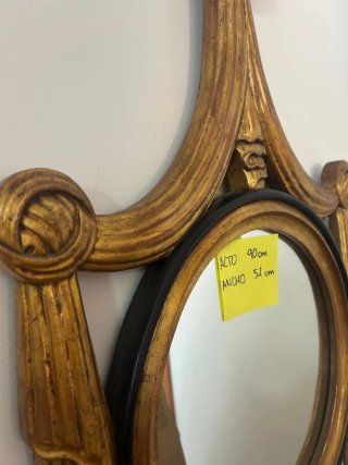 Espejo Decorativo Dorado