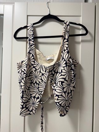 Top Mango Estampado Floral