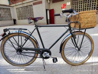 Bicicleta Vintage Anita con cesta