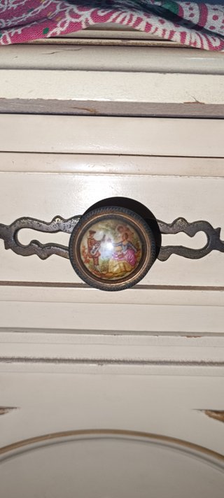 Recibidor antiguo mármol y madera