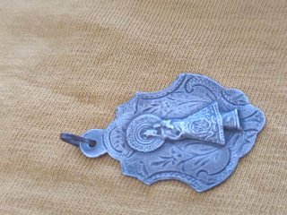 Medalla religiosa plata virgen niño