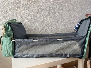 Mochila Cuna Portátil Verde